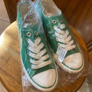 Green Heineken Converse Chuck Taylor Low Top Sneakers